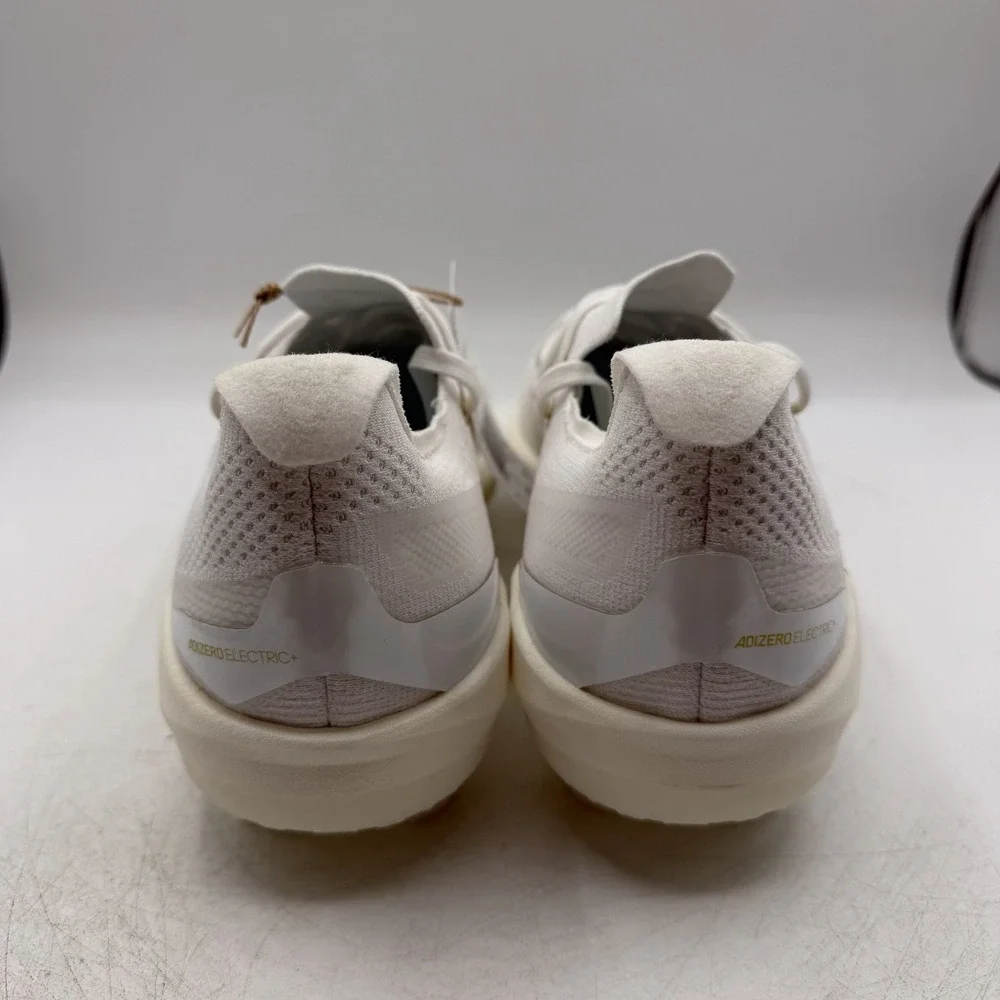 Adidas Electric+ 2 TPU Baseball Cleats Mens Sz 8.5 White/Gold Shoes JI1477 NWT